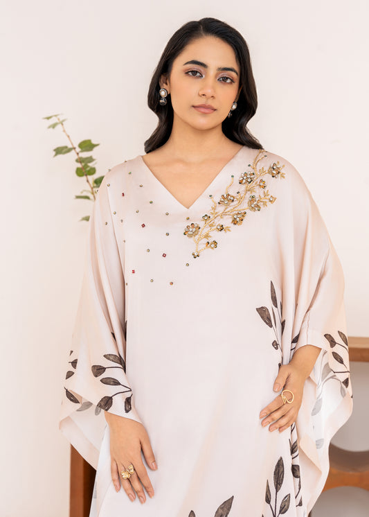 Serene Ivory Kaftan