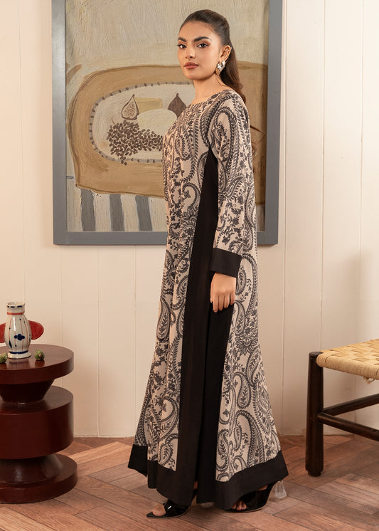 Black Paisley Long Shirt