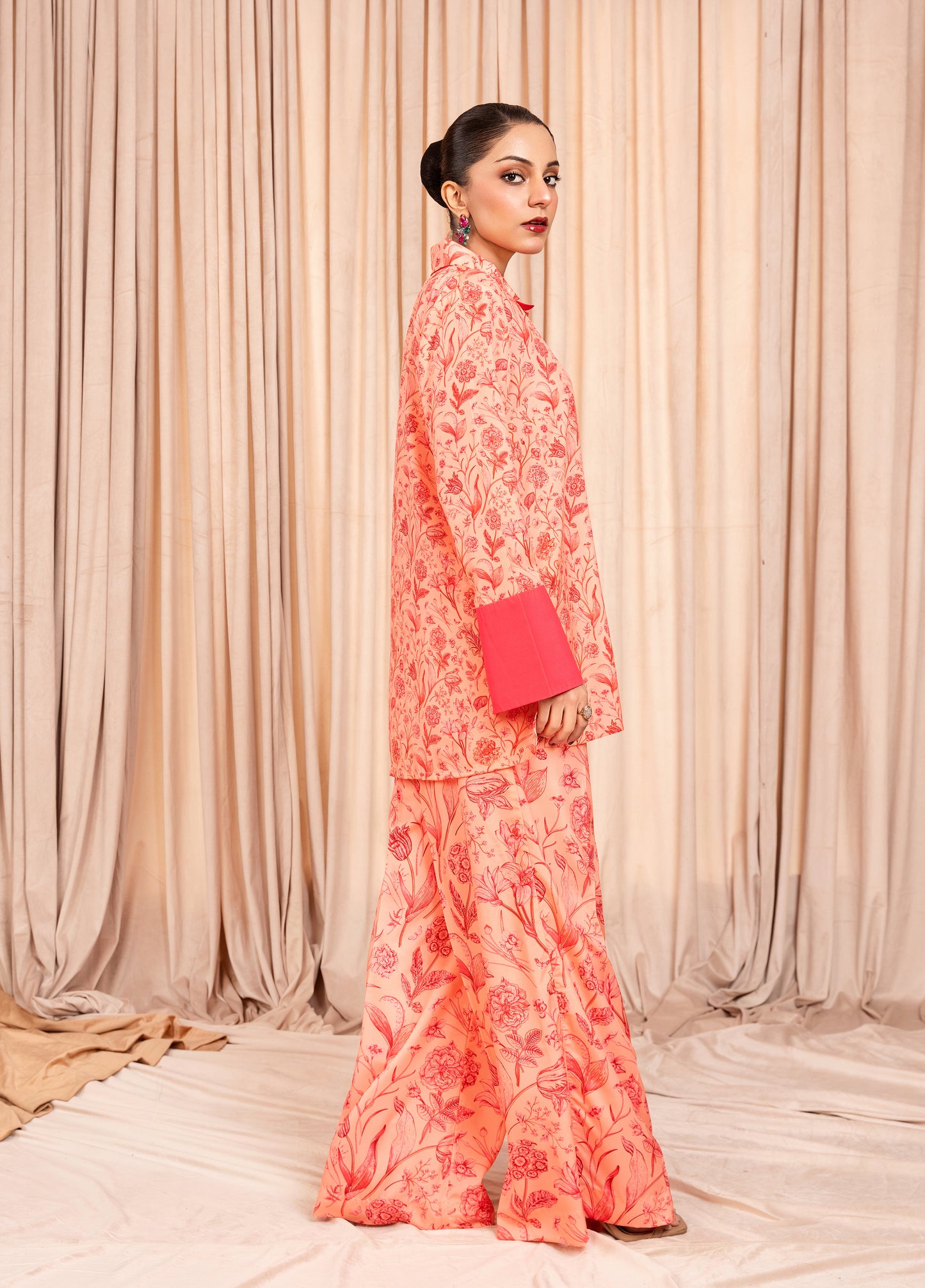 Coral Blush Co-ord Set