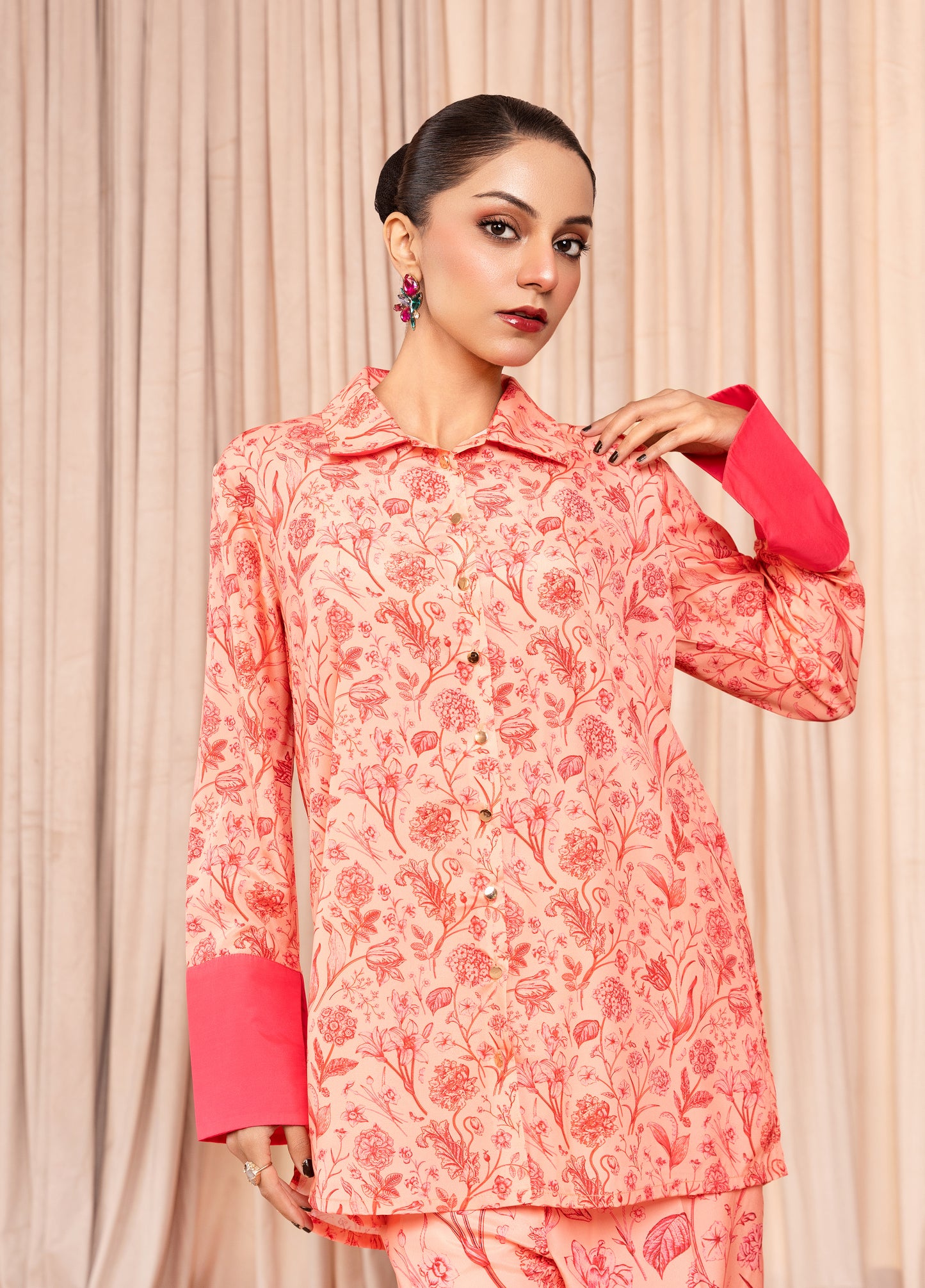 Coral Blush Co-ord Set