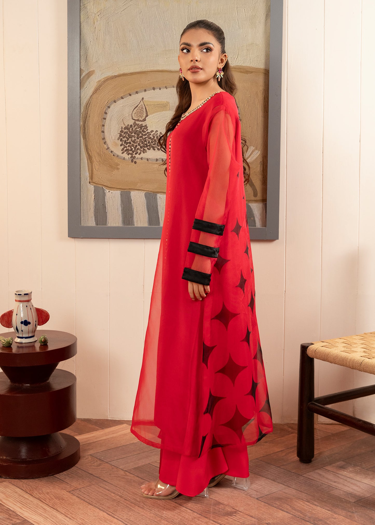 Crimson Eclipse Dress