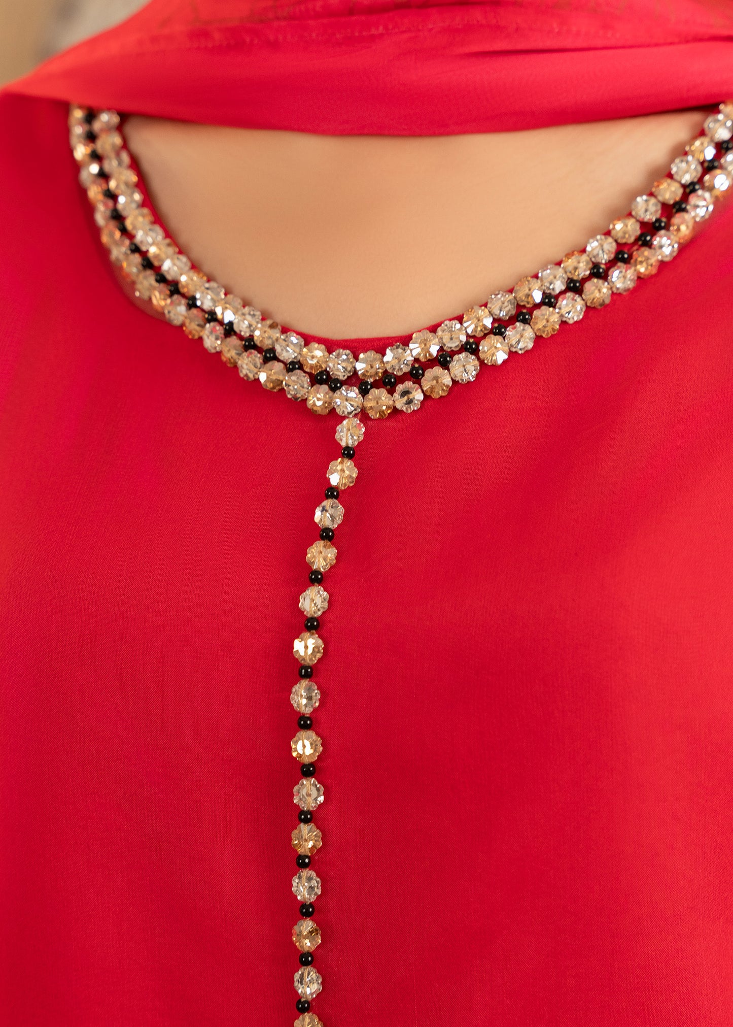 Crimson Eclipse Dress