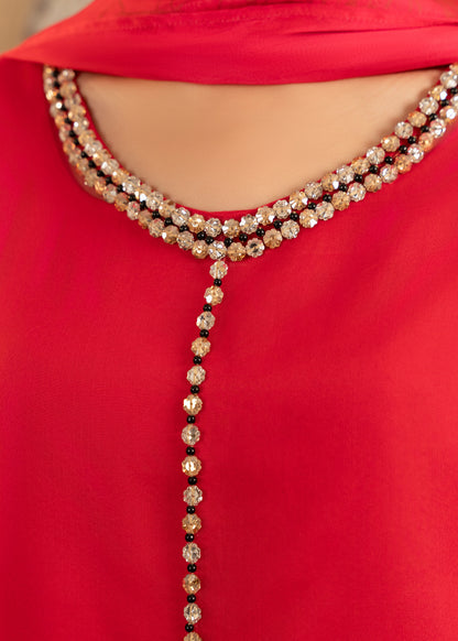 Crimson Eclipse Dress