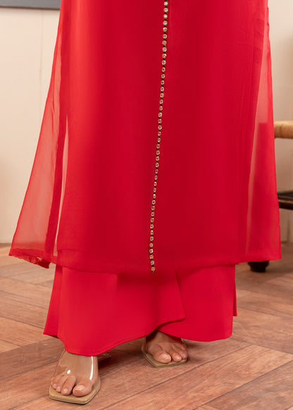 Crimson Eclipse Dress