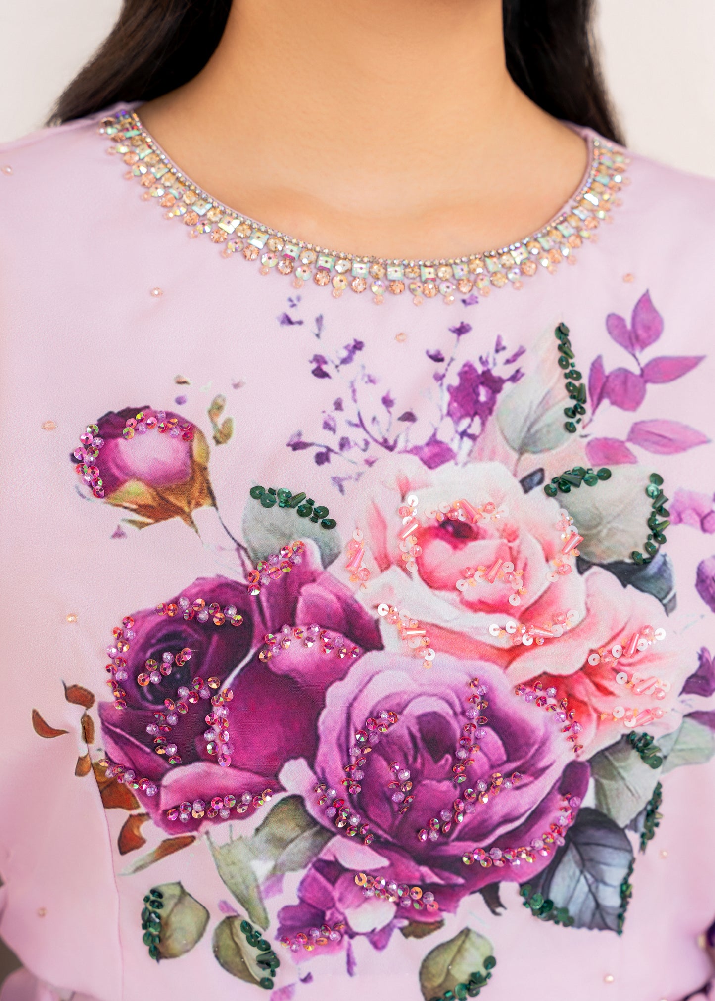Fleur Essence Crop Top & Skirt