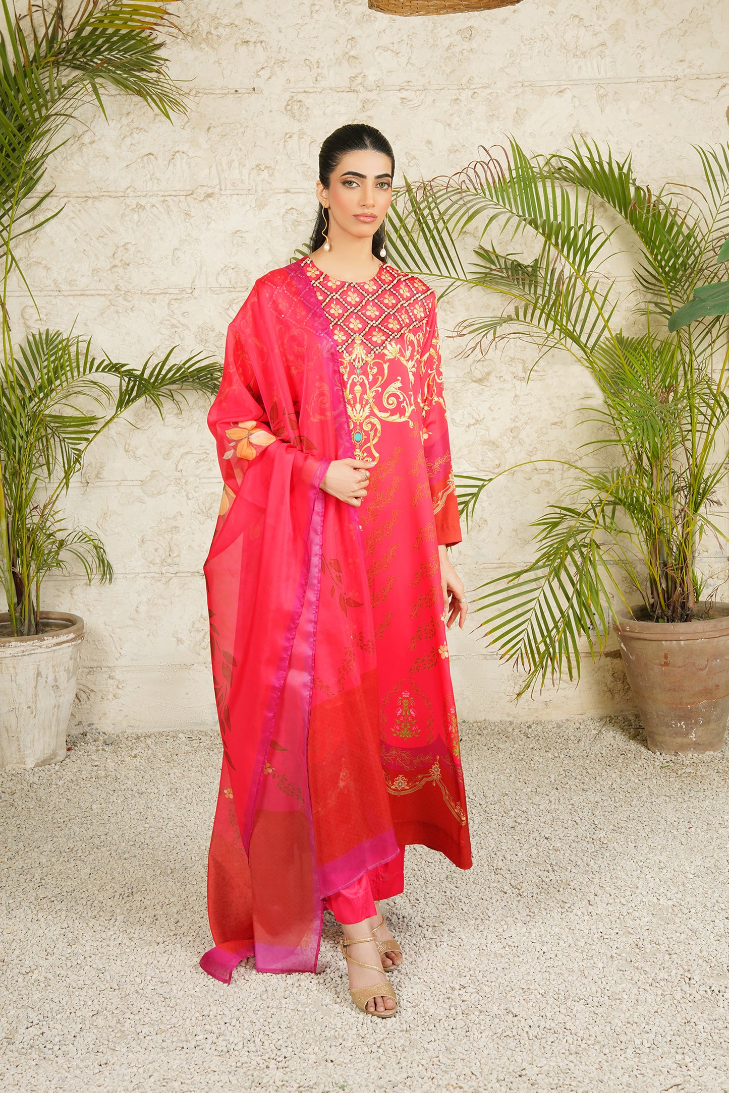 Peony Glow Dress