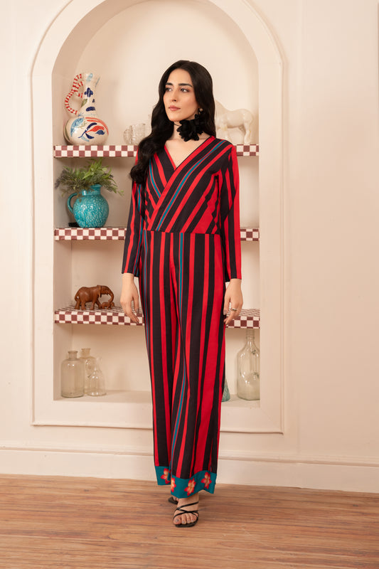 Striped Jumpsuit