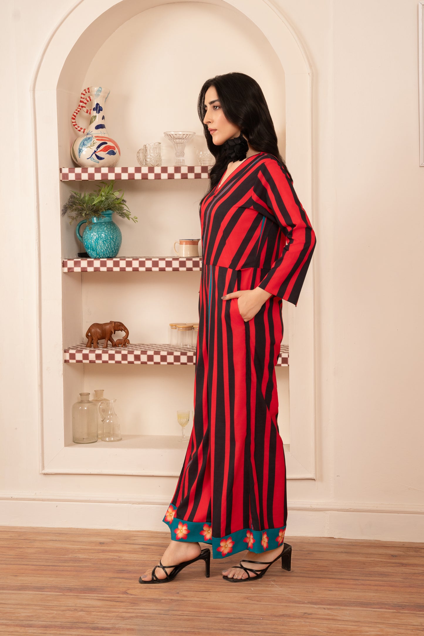 Striped Jumpsuit