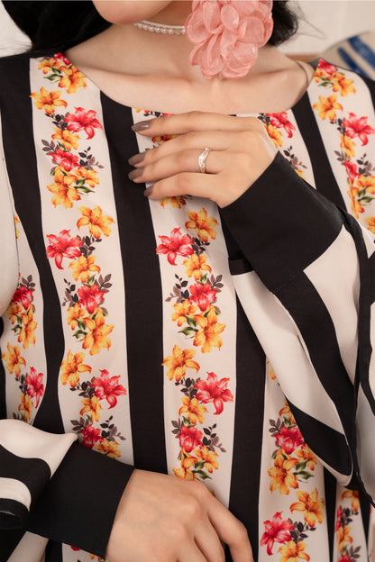 Striped Floral Shirt