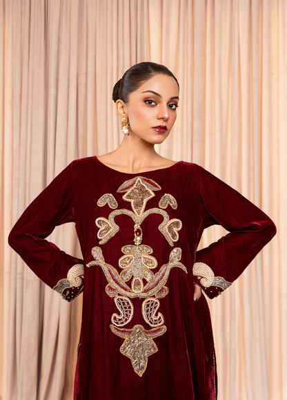 Verina Crimson Dress