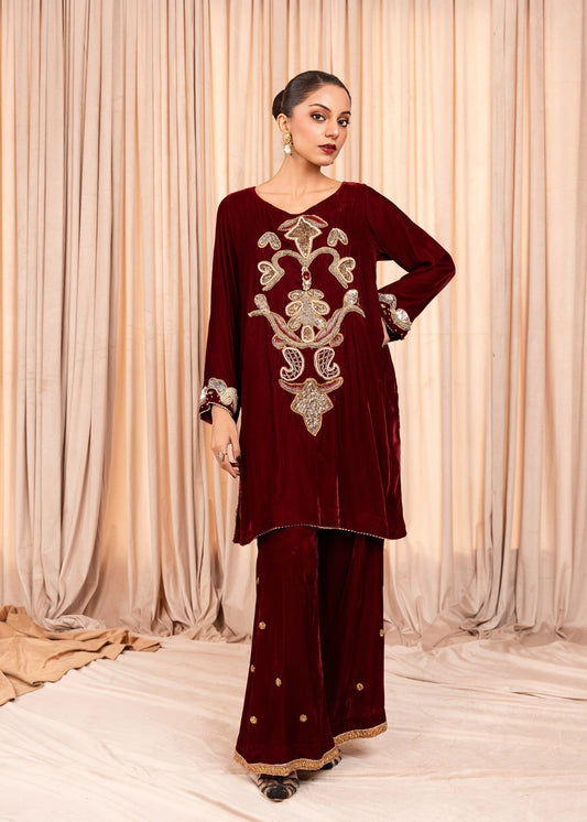 Verina Crimson Dress