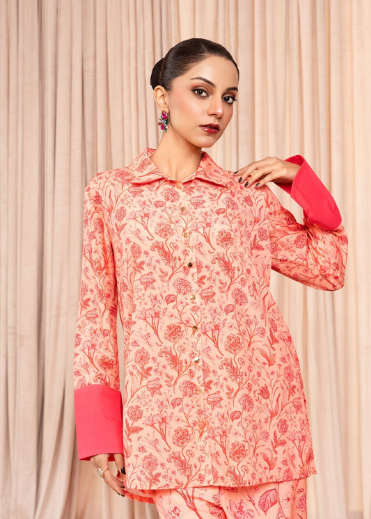 Coral Blush Co-ord Set