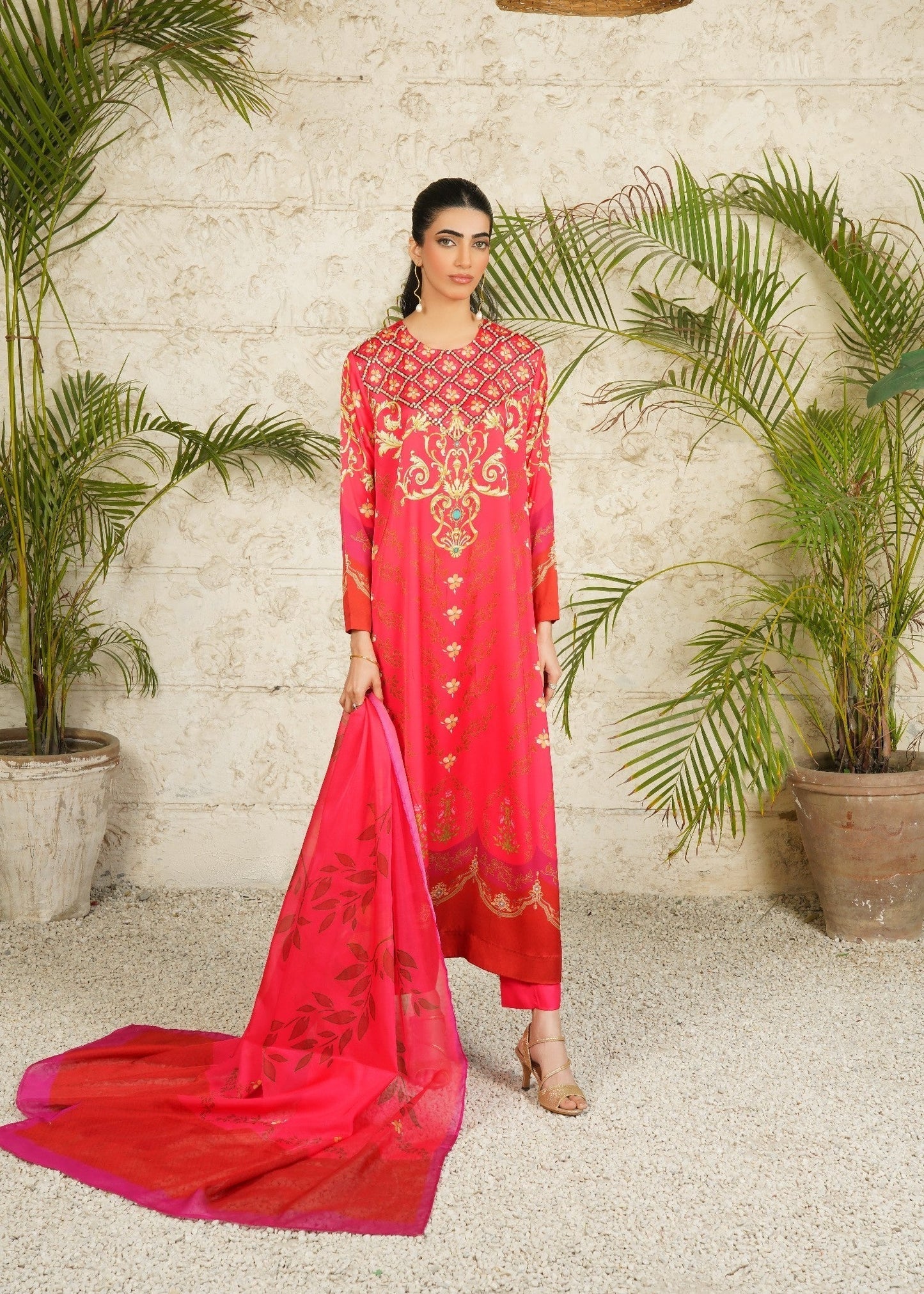 Peony Glow Dress