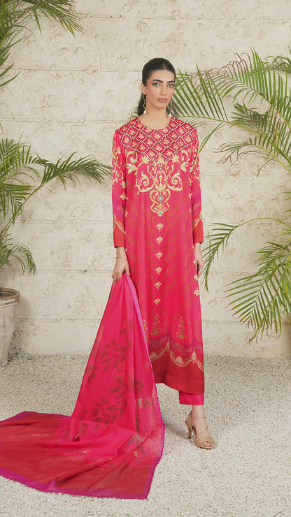 Peony Glow Dress